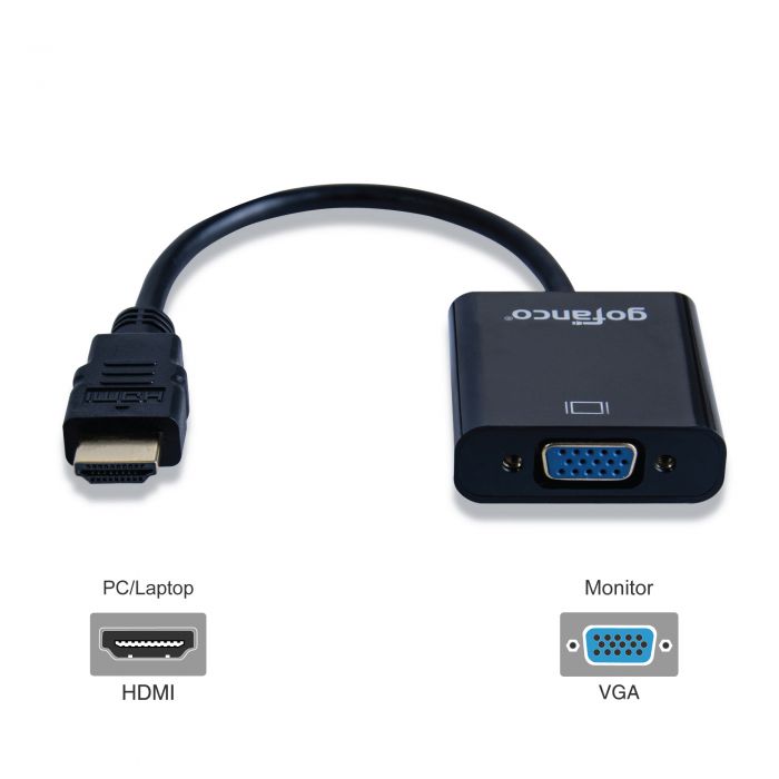 HDMI to VGA Adapter (Converter) 1080p gofanco