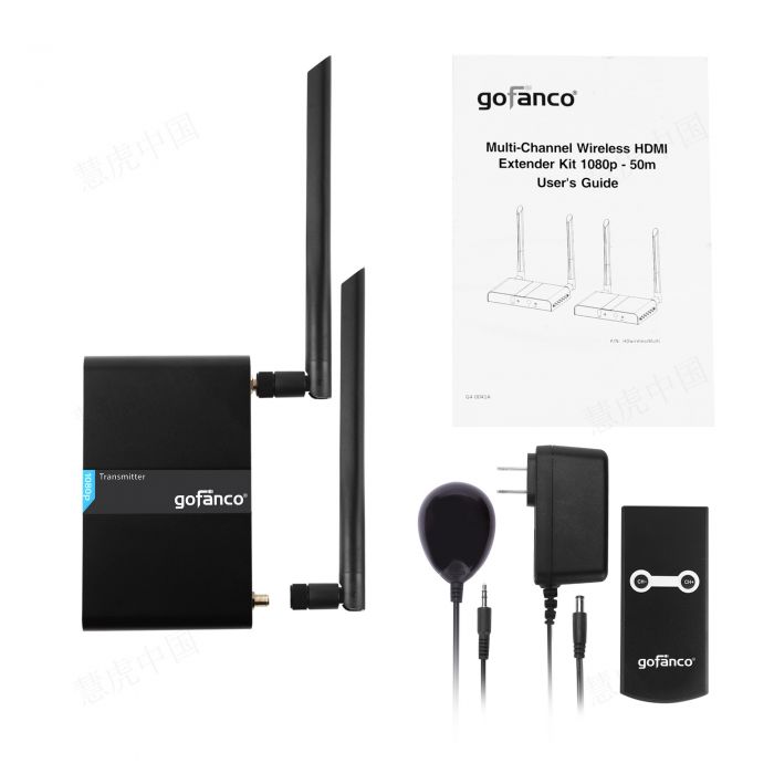 Gofanco Multi-Channel Wireless HDMI Extender Transmitter - 165ft (HDwireless-TX)