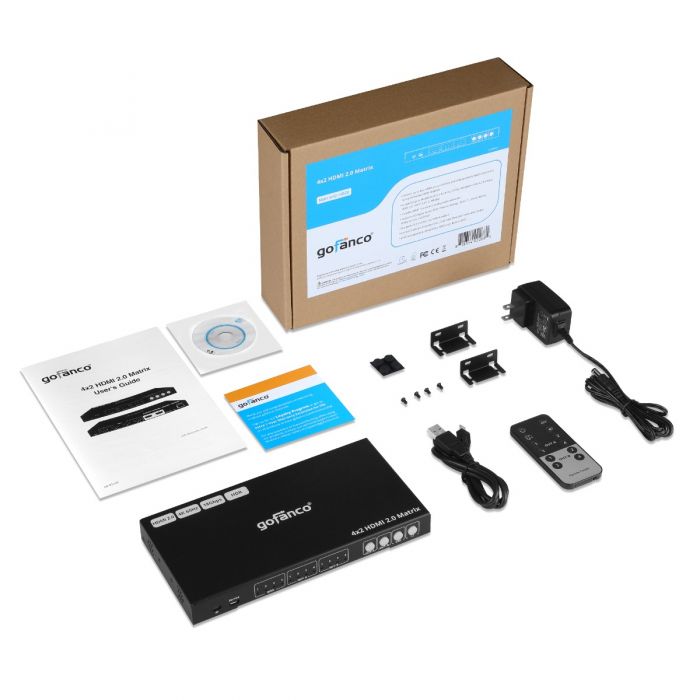 4x2 HDMI 2.0 Matrix (Matrix42-HD20)