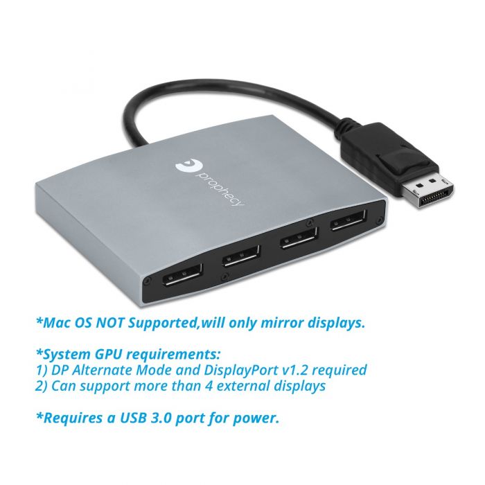 Docking Station USB 3.0 para Dos Monitores con HDMI y DisplayPort 4K