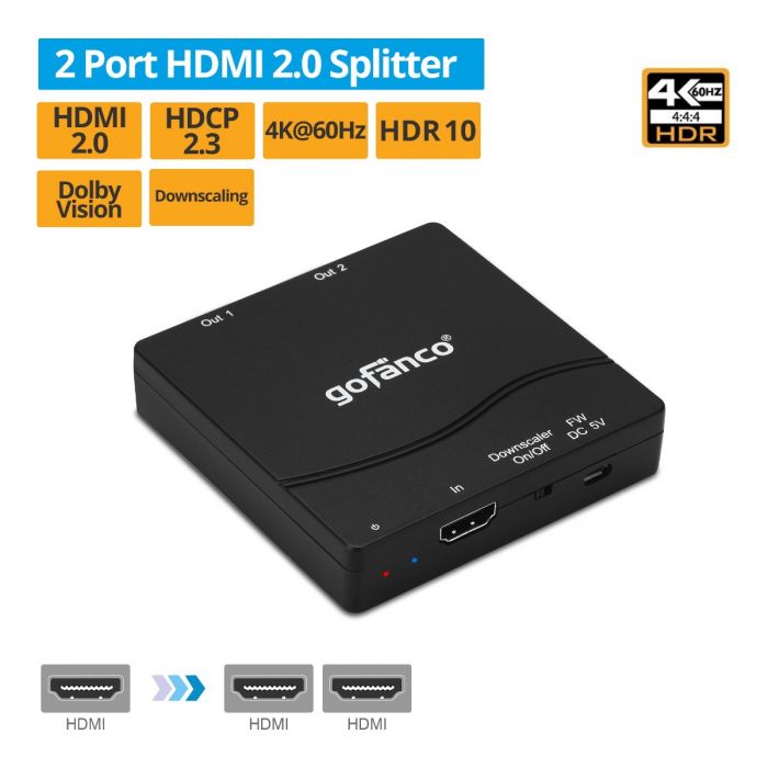 Splitter HDMI 2 Ports