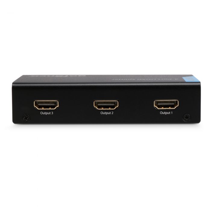 4-Port 4K@30Hz HDMI Splitter - Black | Gofanco
