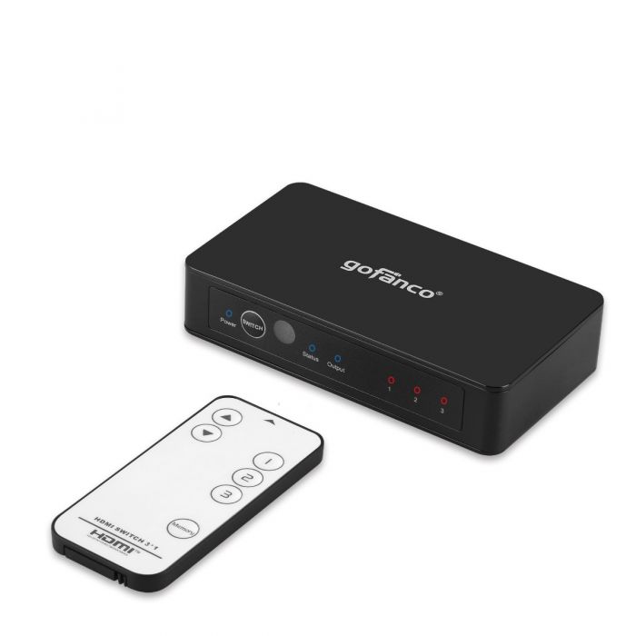 3 Port HDMI 2.0 Switch with Alexa Switch3P HD20