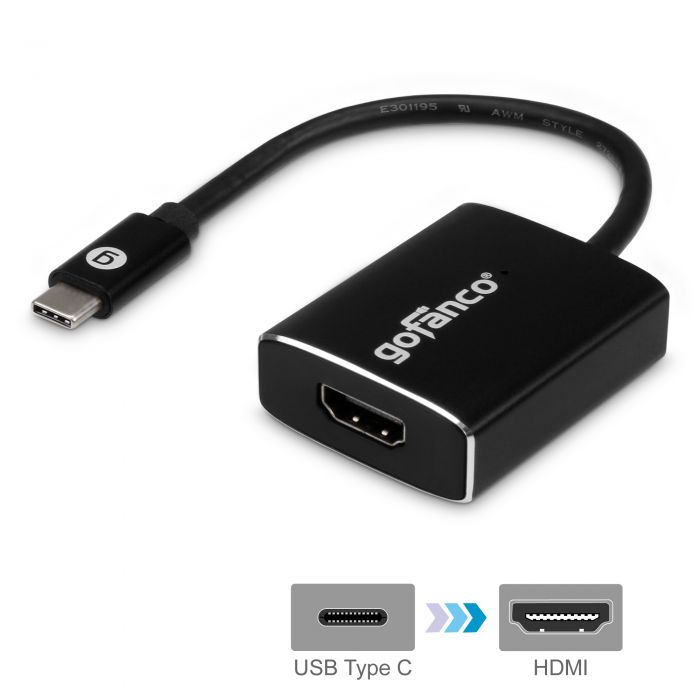 lanthan Rodeo Overvåge USB Type-C to HDMI 2.0 4K@60Hz Video Adapter | gofanco