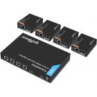 1x transmitter and 4x receiver hdmi extender splitter gofanco prophecy