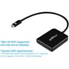 USB-C MST Hub to 2x DisplayPort (USBCMST2DP)