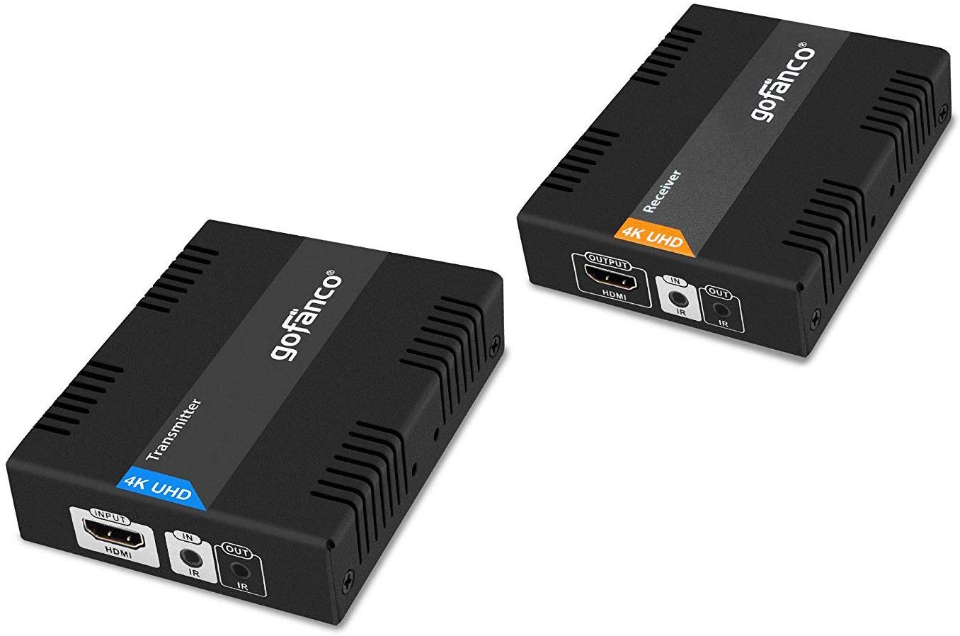 Begivenhed Jobtilbud Almindelig HDBaseT 4K HDMI Extender Over CAT5e/6/7 (230 ft.)| gofanco