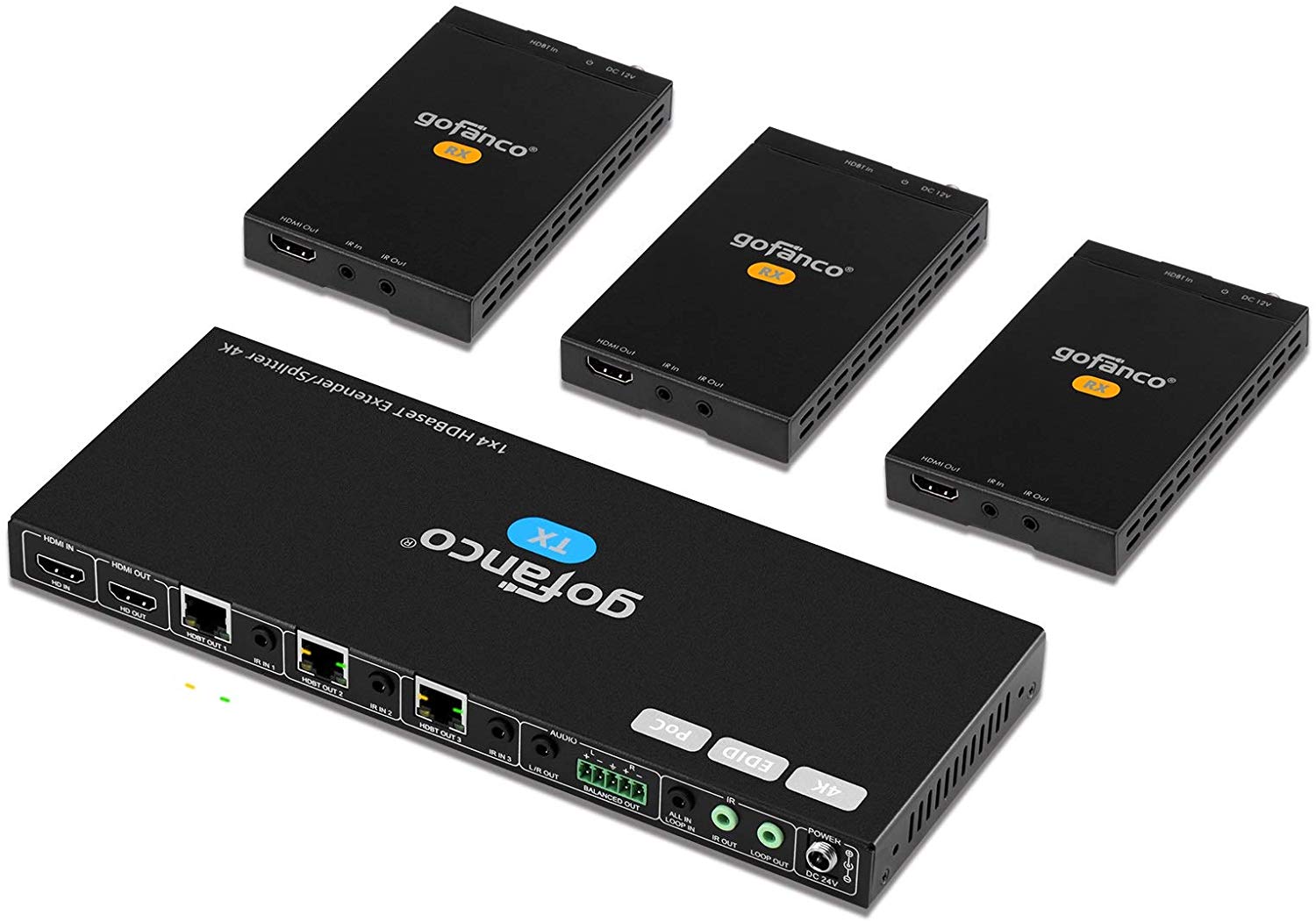 Startech : EXTENDEUR HDBASET A 3 PORTS - SPLITTER HDMI 1X3 VIA