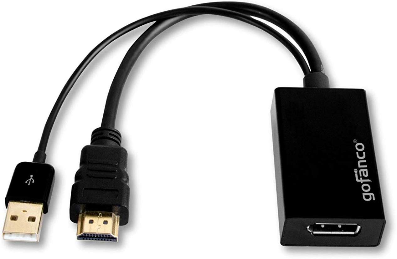HDMI to DisplayPort Monitor Adapter (Converter) gofanco