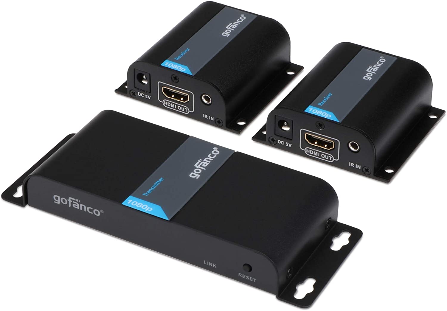 2-Port HDMI Over (130 ft.) gofanco