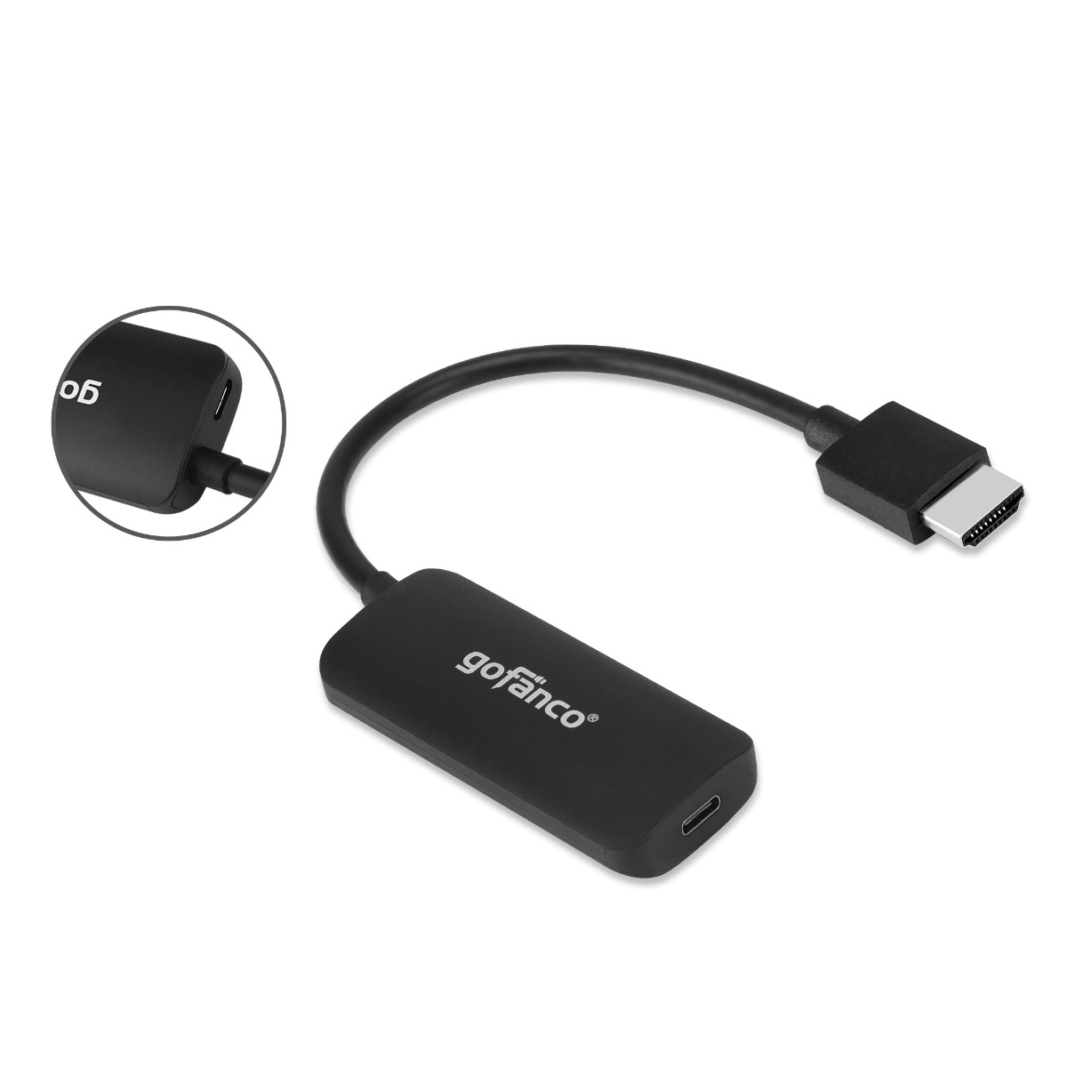 Adaptateur USB 3.1 type C à HDMI 2.0 20cm