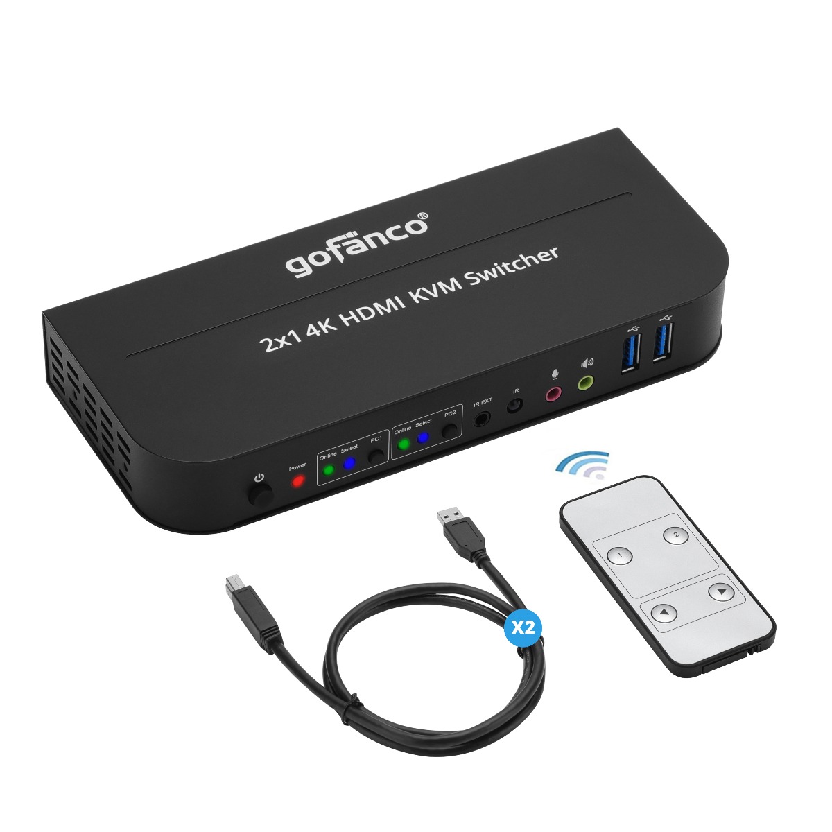 60Hz 4K 2-port USB KVM HDMIスイッチボックス Amazon.com: 4K KVM Switch HDMI 2 Port Box, USB HDMI KVM Switches