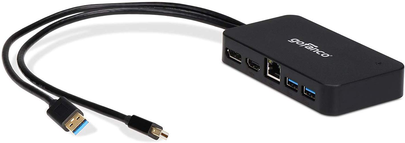 DisplayPort Video Dock with 3.0 LAN Hub gofanco