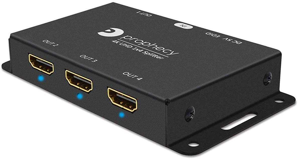 Pro 1x4 HDMI Splitter Lite (4K, HDR, Downscaling) | gofanco