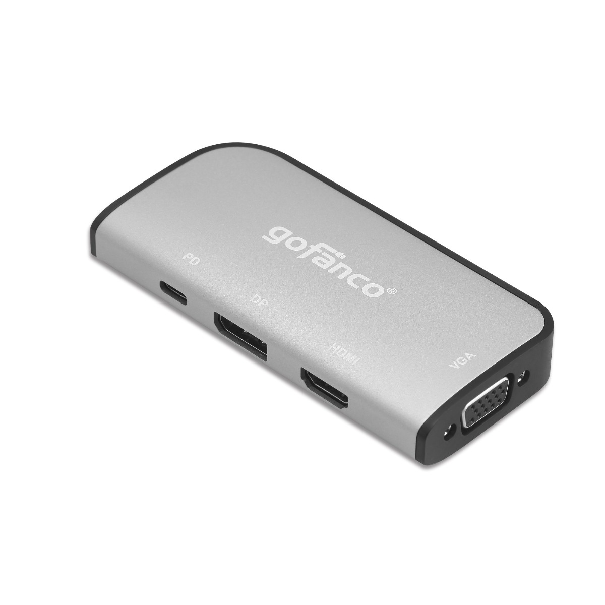 USB-C to DP+HDMI+VGA MST Hub with PD 3.0 | gofanco