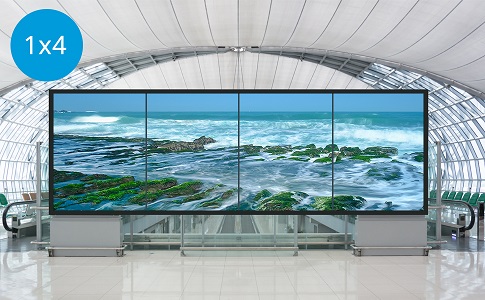 1x4 Video Wall