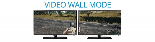 Video Wall Mode Video Wall Mode Via MST Hub